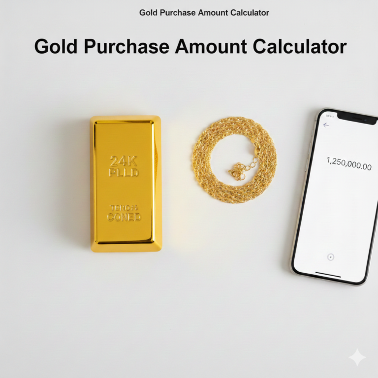 Gold Purchase Amount Calculator